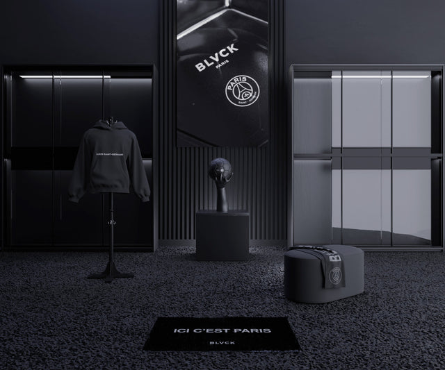 Paris Saint-Germain and Blvck launch a monochrome collaboration