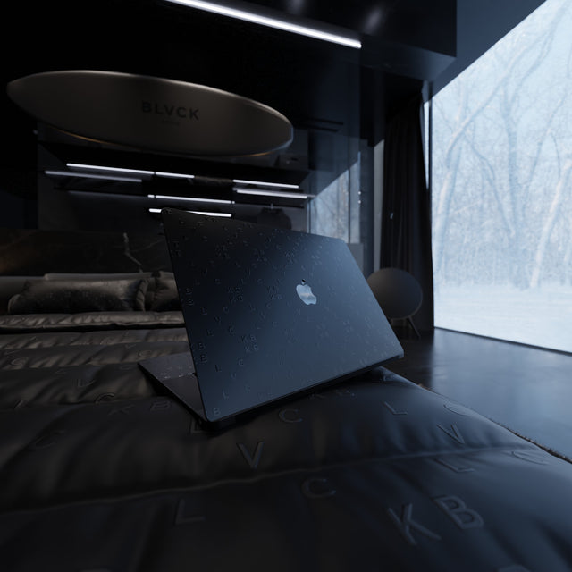 Blvck Monogram MacBook Skin