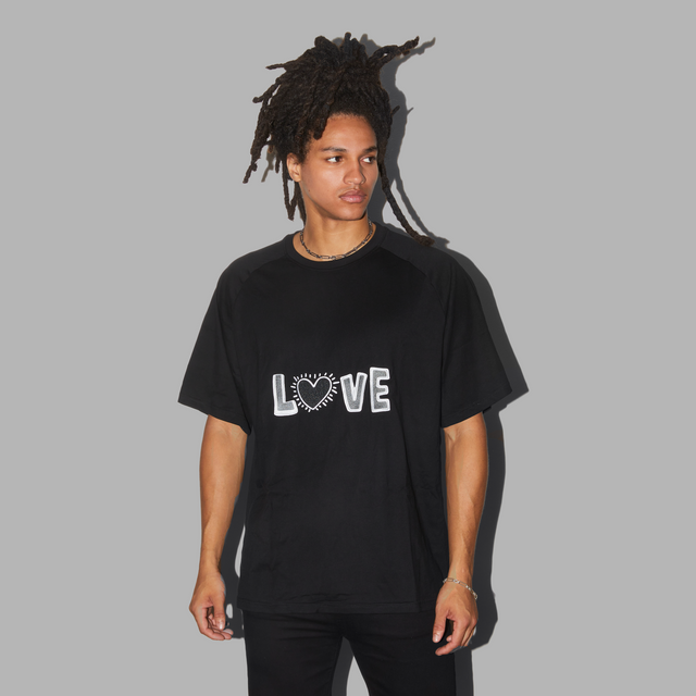 'Blvck x Keith Haring' Love Tee