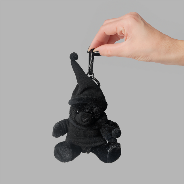 Blvck Teddy Christmas Keychain