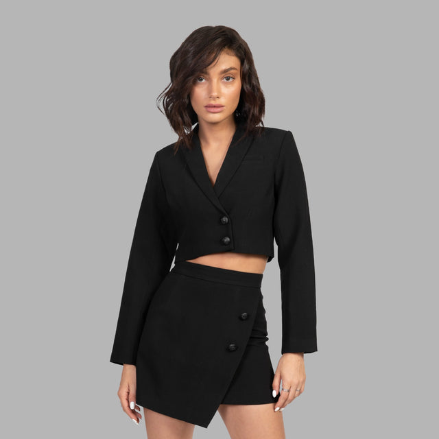 Blvck Cropped Blazer