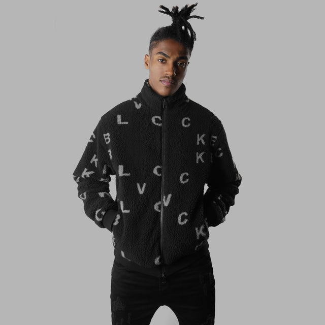 Blvck 'Monogram' Fleece Jacket