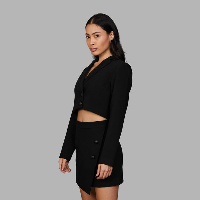 Blvck Mini Wrap Skirt