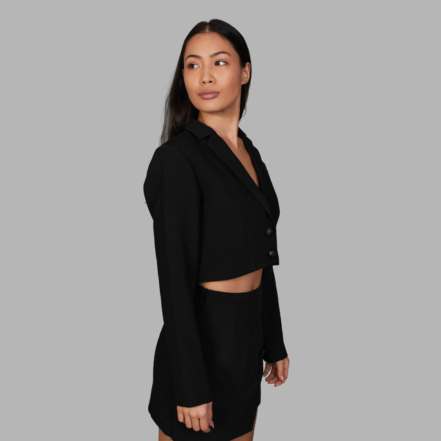 Blvck Cropped Blazer