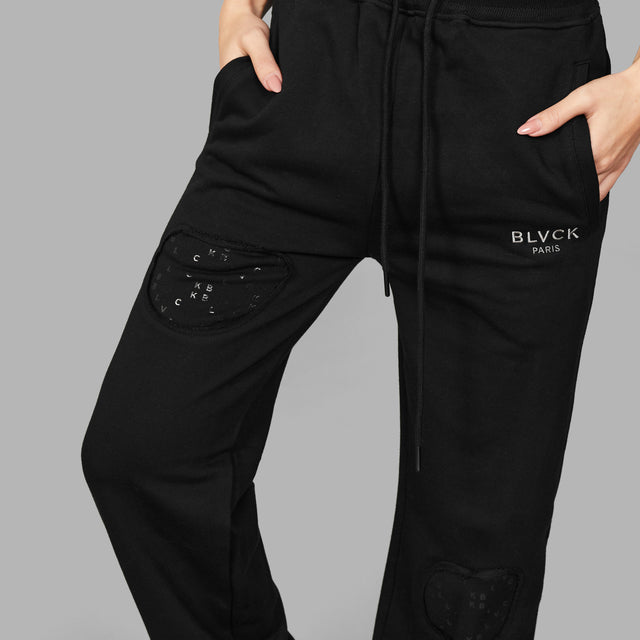 Blvck 'Monogram Torn' Sweatpants