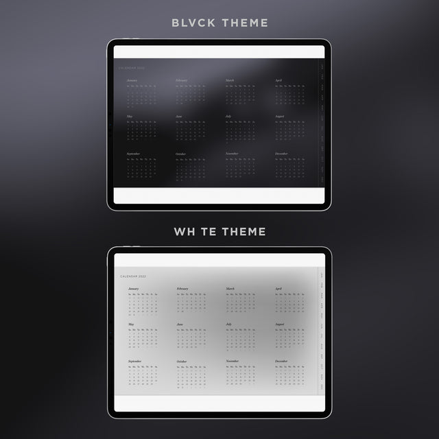 Blvck Digital Planner