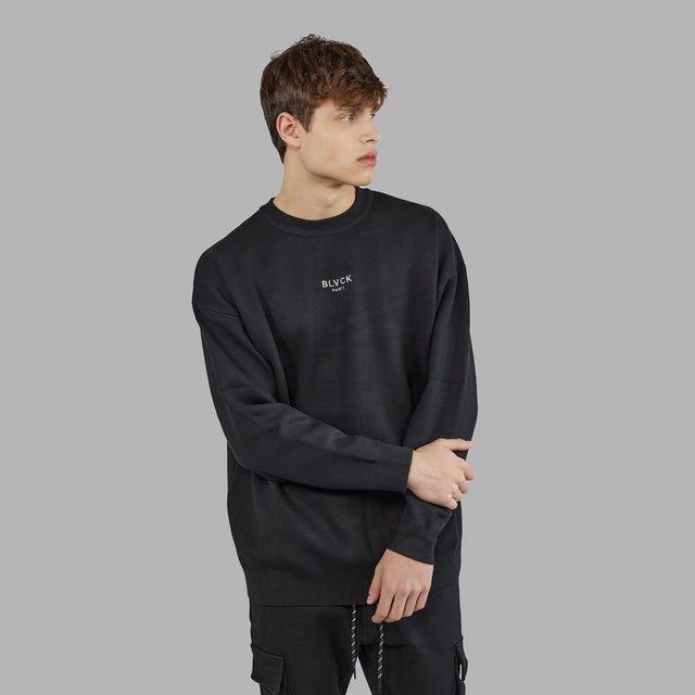 Blvck Branded Cashmere Blend Sweater