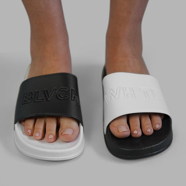 'Blvck x Whte' Slides