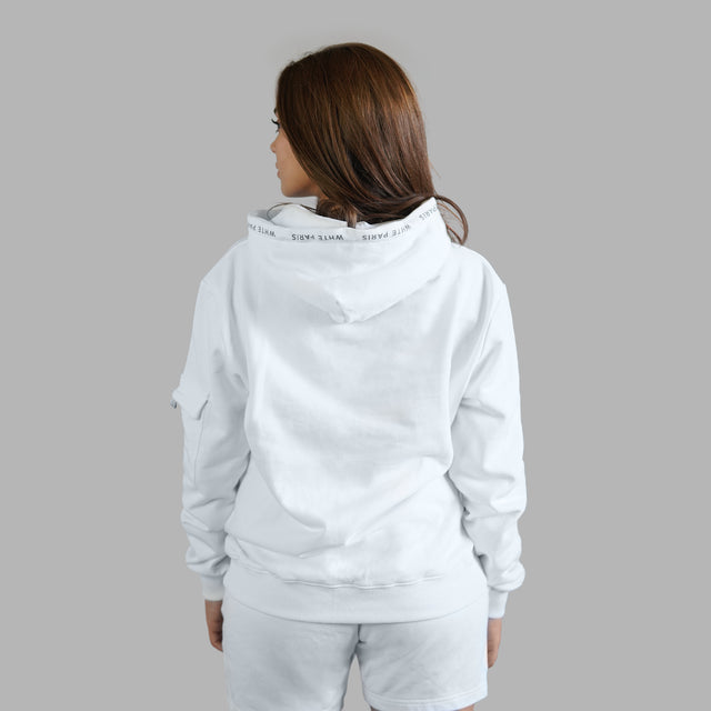 Whte Tokyo Hoodie